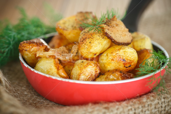 fried potatoes Stock photo © Peredniankina