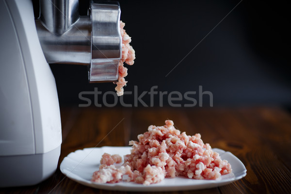electric meat grinder meat Stock photo © Peredniankina
