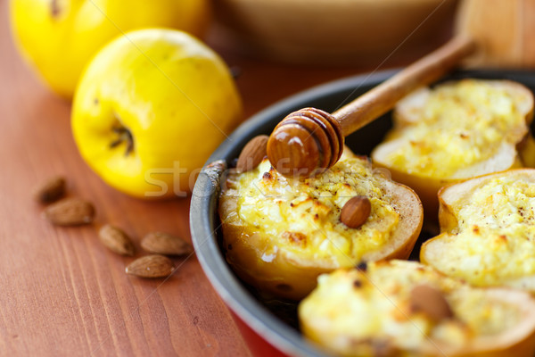 айва сыра орехи меда яблоко Сток-фото © Peredniankina