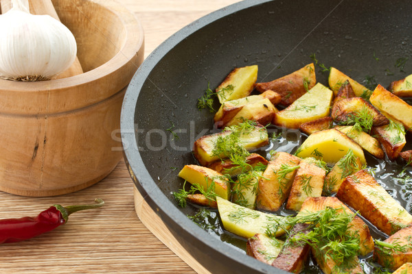 fried potatoes Stock photo © Peredniankina