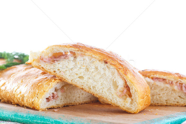 baked bread stuffed with cheese  Stock photo © Peredniankina