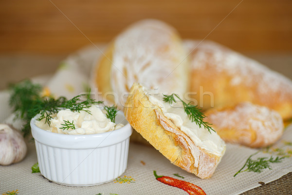 sandwich with cheese Stock photo © Peredniankina