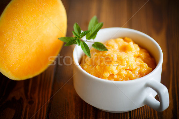 pumpkin porridge in a plate Stock photo © Peredniankina