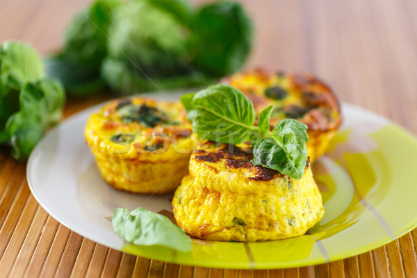 Stockfoto: Gebakken · Brussel · ei · keuken · tabel · ontbijt