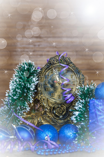 New Year's clock Stock photo © Peredniankina