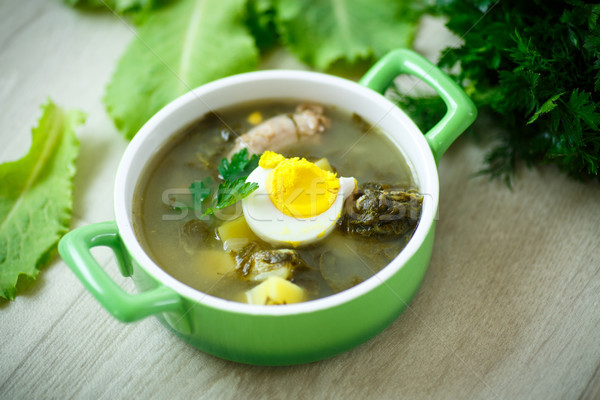 soup with sorrel  Stock photo © Peredniankina