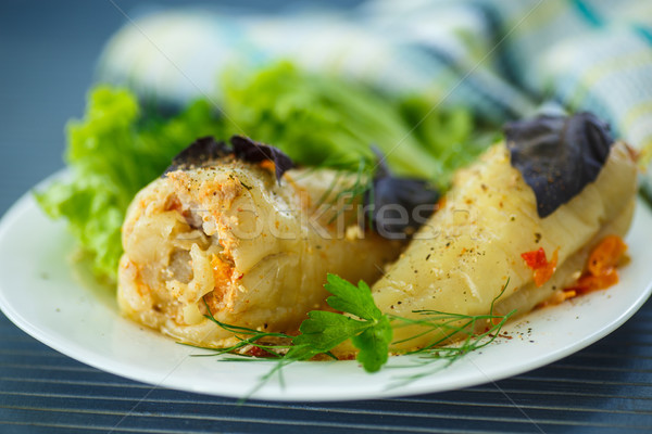 peppers stuffed with meat Stock photo © Peredniankina