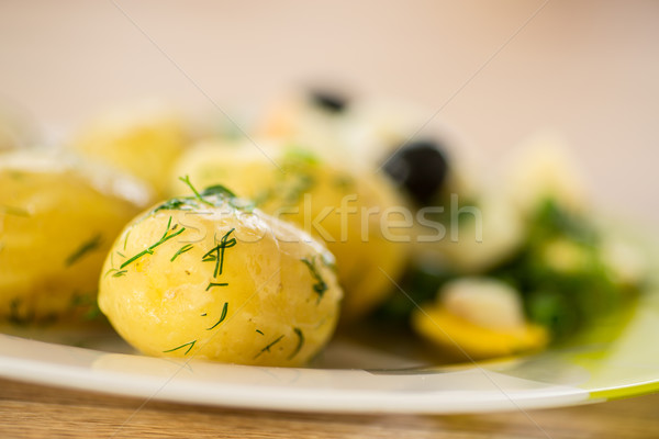 young boiled potatoes Stock photo © Peredniankina