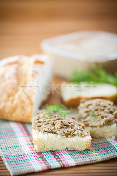 pate with bread  Stock photo © Peredniankina