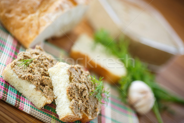 pate with bread  Stock photo © Peredniankina