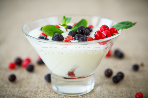 homemade yogurt Stock photo © Peredniankina