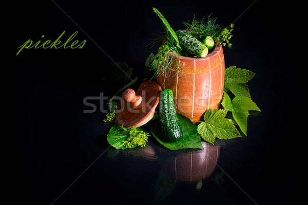 pickled cucumbers Stock photo © Peredniankina