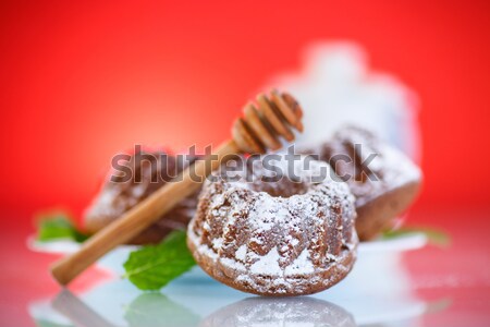 меда Sweet сахарная пудра оранжевый продовольствие Сток-фото © Peredniankina