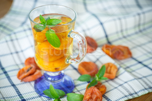 compote with dried apricots Stock photo © Peredniankina