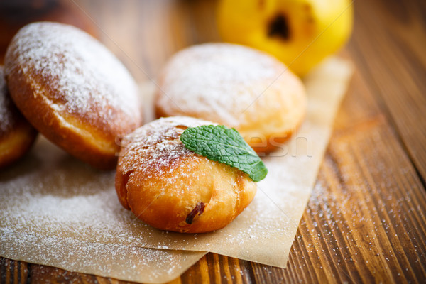 fried donuts with quince inside Stock photo © Peredniankina
