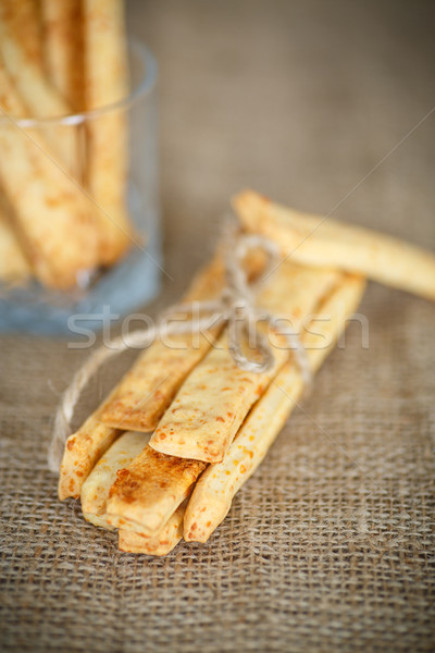 Peynir tuzlu taze kurabiye tuz Stok fotoğraf © Peredniankina