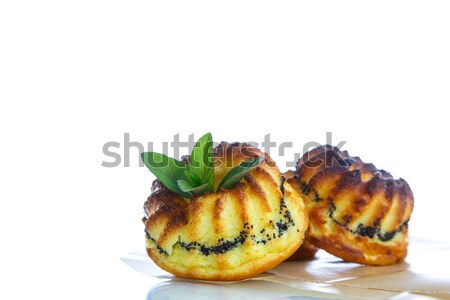 muffin with cheese stuffing poppy Stock photo © Peredniankina