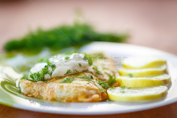 fried fish Stock photo © Peredniankina