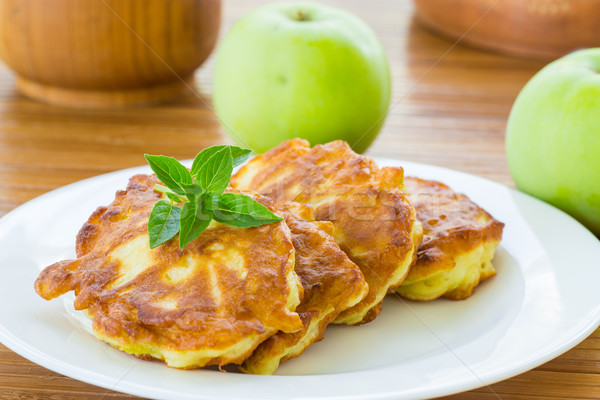 pancakes with apples Stock photo © Peredniankina