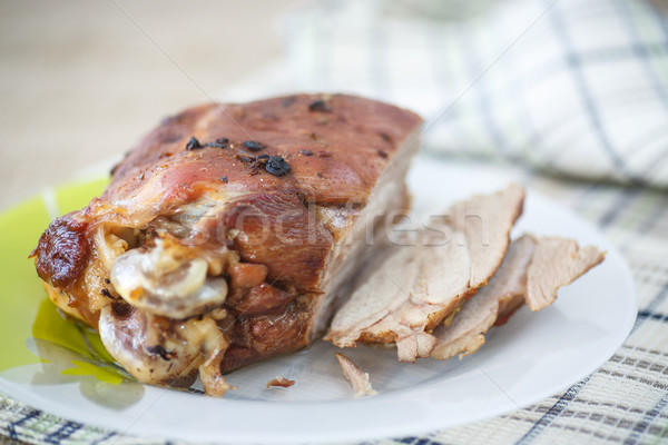 baked turkey leg Stock photo © Peredniankina