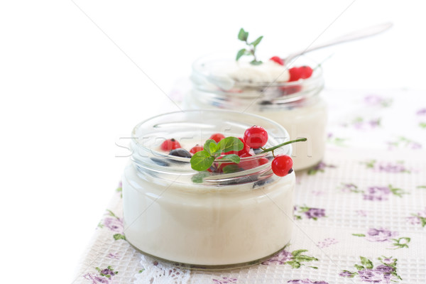 homemade yogurt Stock photo © Peredniankina