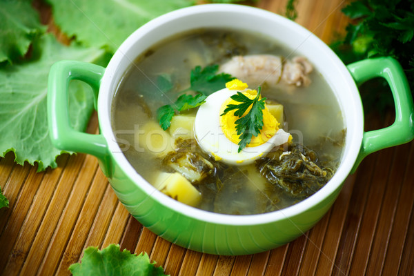 soup with sorrel  Stock photo © Peredniankina