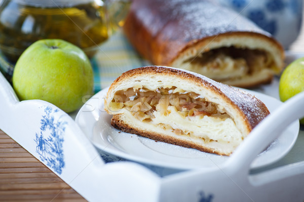 sweet strudel with apples Stock photo © Peredniankina