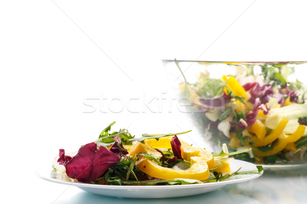 salad with arugula and pepper Stock photo © Peredniankina