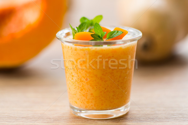pumpkin smoothies Stock photo © Peredniankina