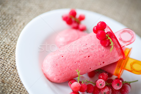 delicious homemade berry ice cream Stock photo © Peredniankina
