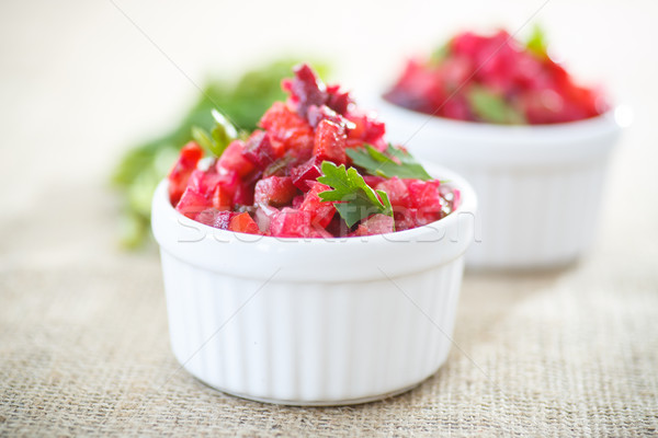 Foto stock: Ensalada · dieta · hortalizas · placa · desayuno