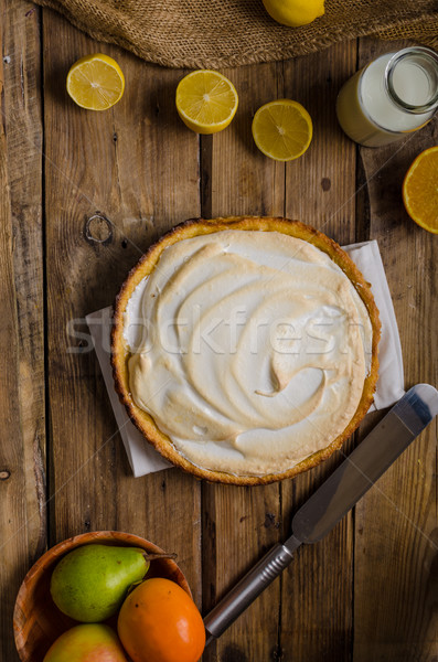 Lemon cheesecake delicious Stock photo © Peteer