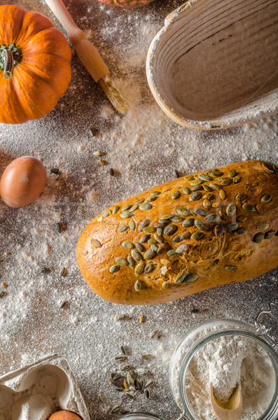 Homemade pumpkin bread Stock photo © Peteer