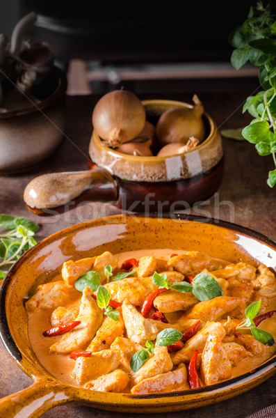 Delicious curry homemade Stock photo © Peteer