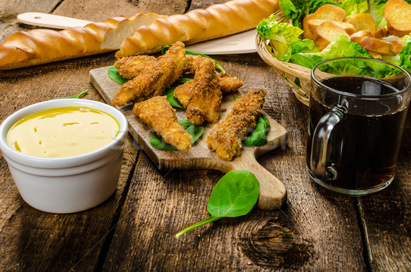 Corn crusted Chicken Tenders Stock photo © Peteer