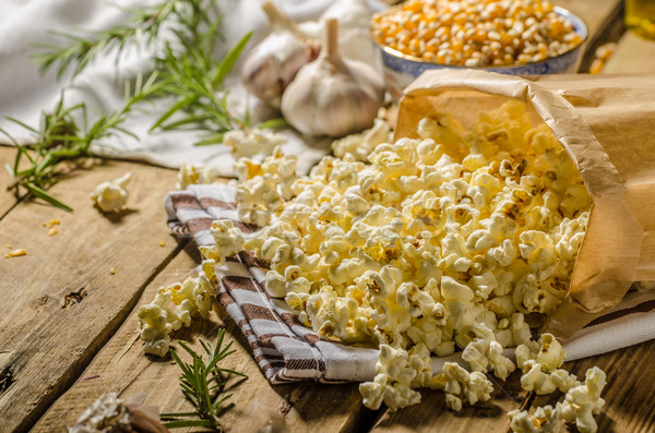 Domestic organic popcorn with herbs Stock photo © Peteer