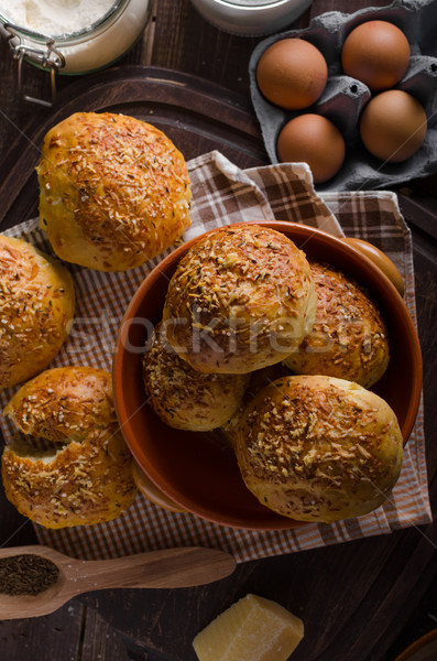 Foto stock: Casero · queso · rápido · crujiente · pasta · huevos