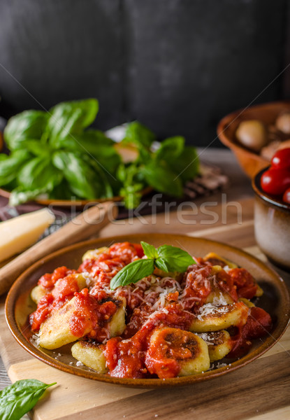 トマト パルメザンチーズ ハーブ 緑 チーズ ストックフォト © Peteer