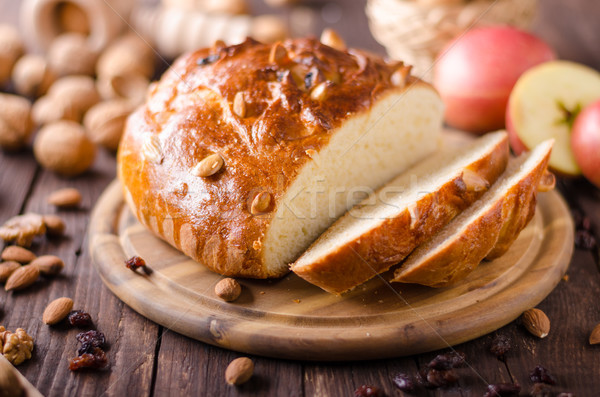 Tchèque gâteau célébration noix alimentaire photographie [[stock_photo]] © Peteer