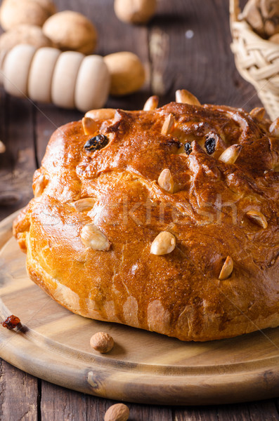 Tchèque gâteau célébration noix alimentaire photographie [[stock_photo]] © Peteer