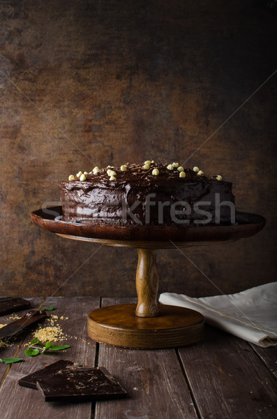 Foto d'archivio: Tre · buio · bianco · cioccolato