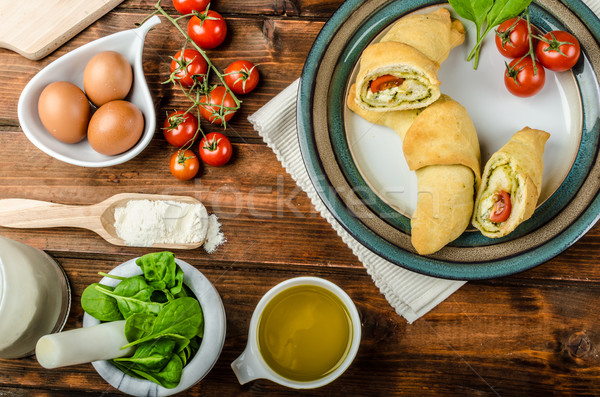 Home calzone rolls Stock photo © Peteer