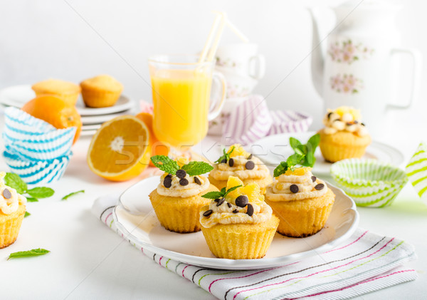 Fruit muffins Stock photo © Peteer