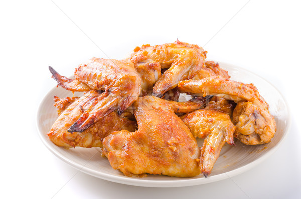 Chicken wings grilled Stock photo © Peteer