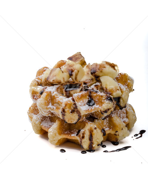 Sugar waffles product photo Stock photo © Peteer