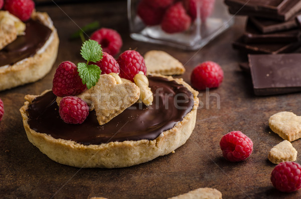 Chocolate nueces azúcar alimentos diseno casa Foto stock © Peteer