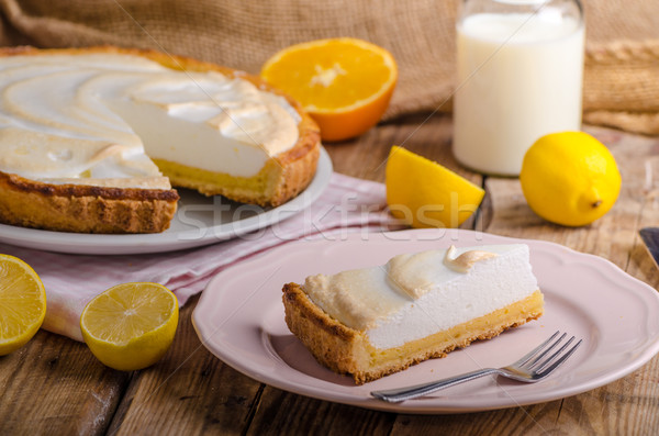 Lemon cheesecake delicious Stock photo © Peteer