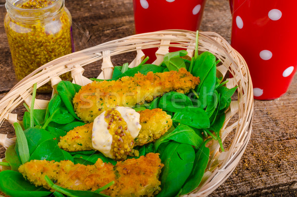 Chicken goujons Stock photo © Peteer