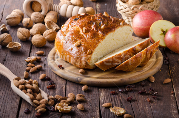 Tchèque gâteau célébration noix alimentaire photographie [[stock_photo]] © Peteer