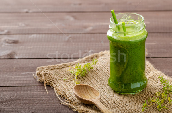 Herby smoothie Stock photo © Peteer